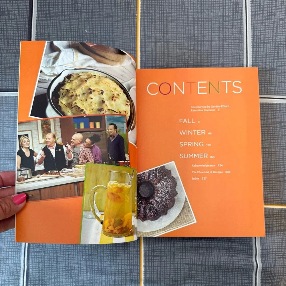 🏡NWOT Cookbook Set - The Chew “What’s for Dinner AND The Chew Food. Life. Fun.”